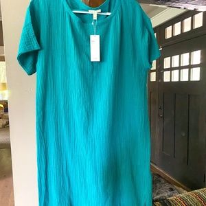 Brand New Gorgeous Turquoise Shift Dress XL